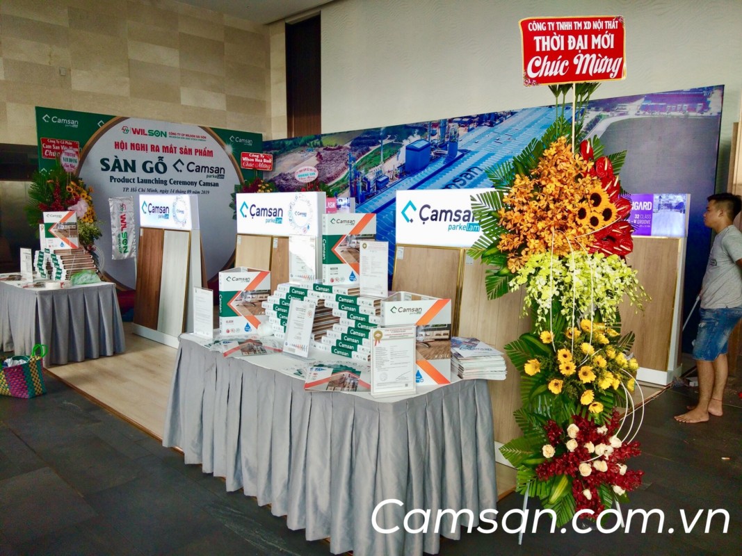 Lễ ra mắt sàn gỗ Camsan tại Việt Nam