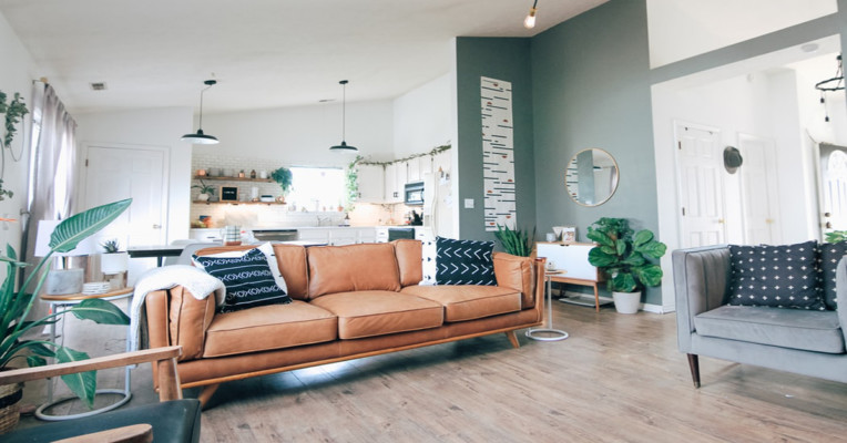 Kết hợp màu sàn và màu tường