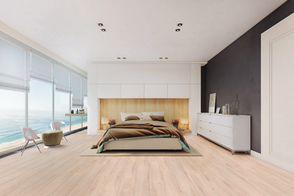 Sàn gỗ nâng tầm giá trị căn phòng